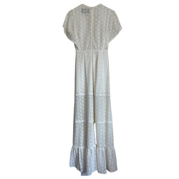 Reformation White Lace Maxi Dress Size 2 - Picture 9 of 13